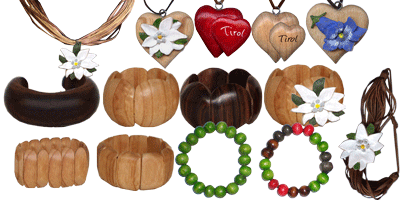 schmuck aus holz